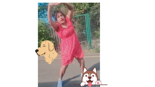 What kind a dance this cat and dog laughing