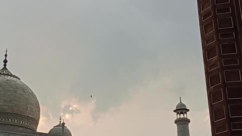 Taj Mahal view today evening