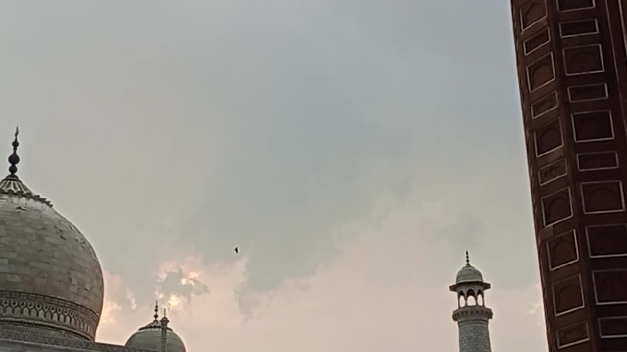 Taj Mahal view today evening