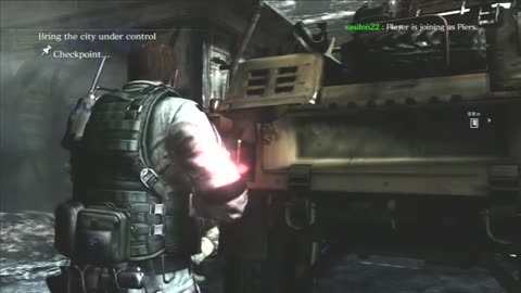 RESIDENT EVIL 6 parte 21 PS3 ONLINE