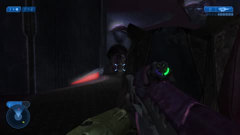 Halo 2 Breaking Marines Out of Prison on High Charity (Classic Graphics)