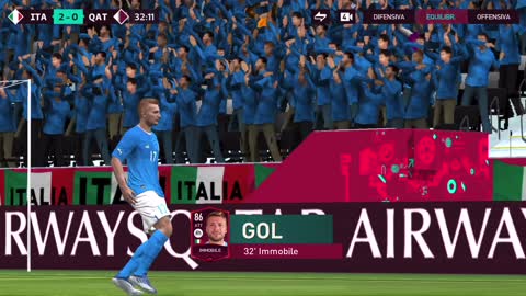 FIFA Mobile WORLD CUP QATAR 2022 ITA 6 - 0 Qatar