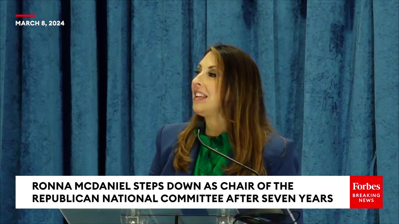 Breaking: Ronna Romney McDaniel Steps Down As Chair Of The Republican National Committee