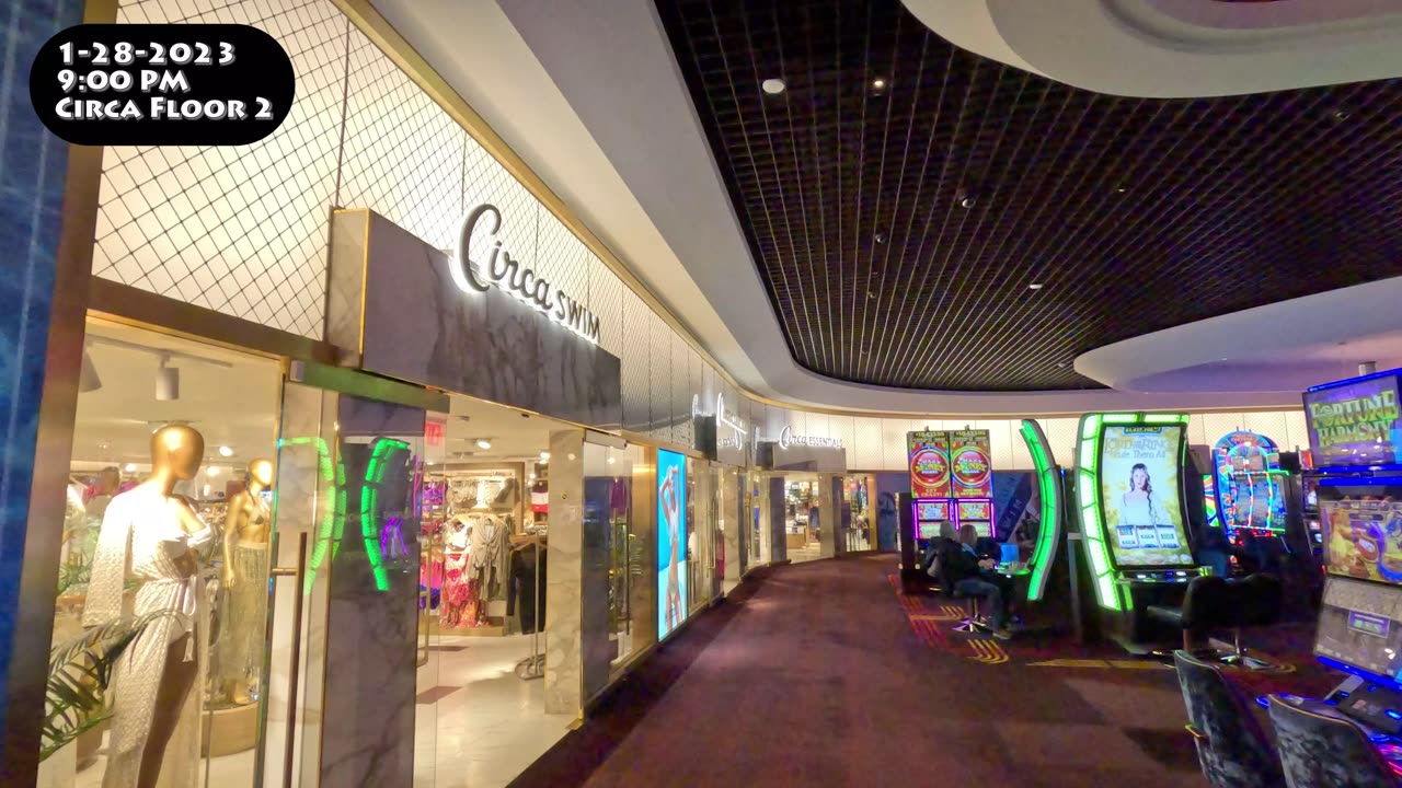 Circa Casino Walkthrough - 1-28-2023 / Upbeat music