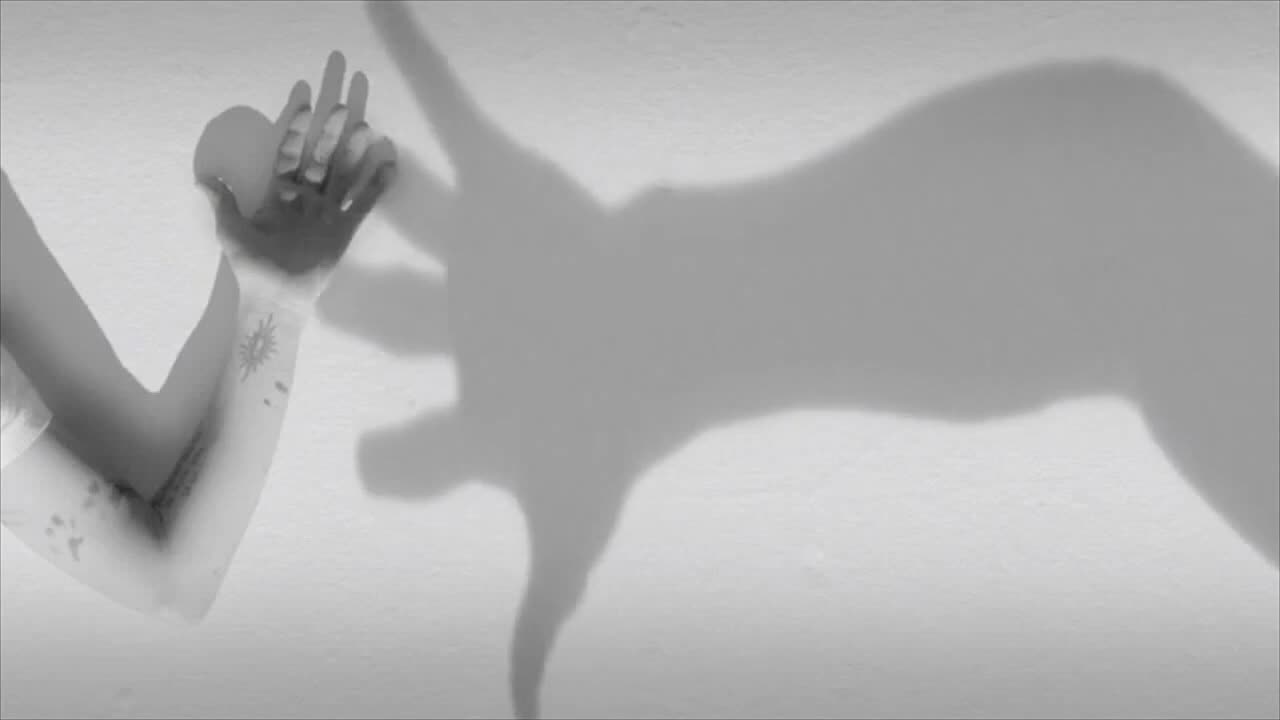 lovely video music dance with shadow art
