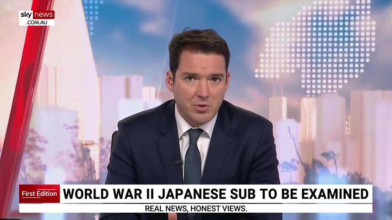 WWII Japanese submarine to be examined for the first time