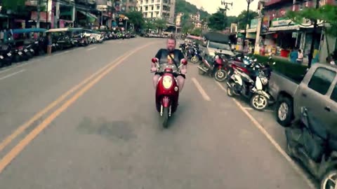 Thailand on a scooter.