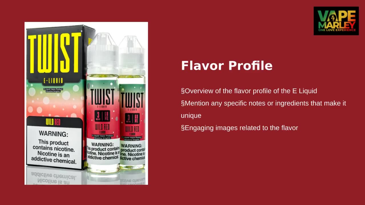 Wild Red Twist E-Liquid 120ml - Falvouarble Red E-Liquid