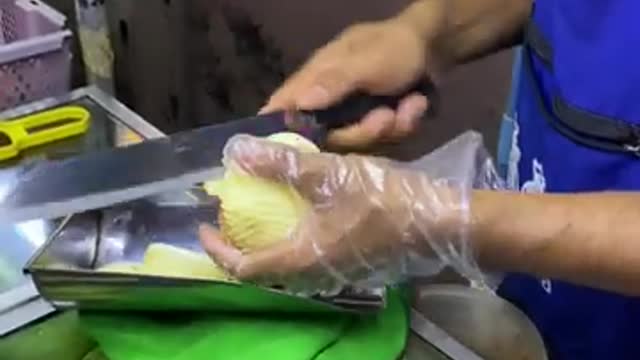 Apple Cutting Skills _ Thai Street Food _shorts