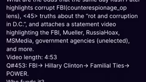 SG Anon : Q drop : 25/01/2023 Truth Social