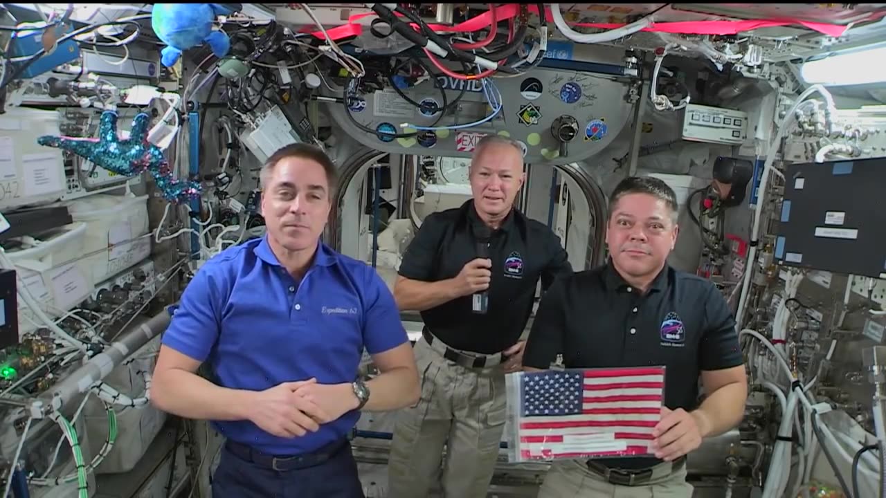 Independence Day Message from Astronauts in Space