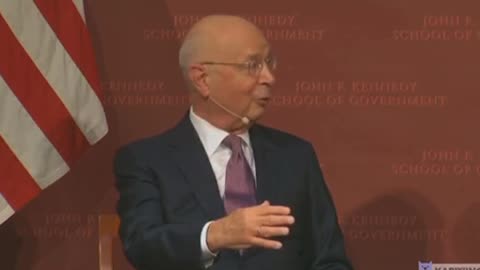 Klaus Schwab of World Economic Forum brags