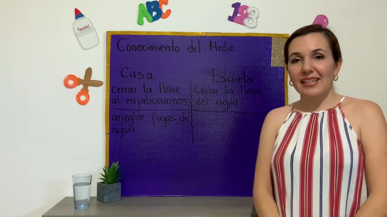 La importancia del agua. Conocimiento del medio. Primer grado. Pag. 130