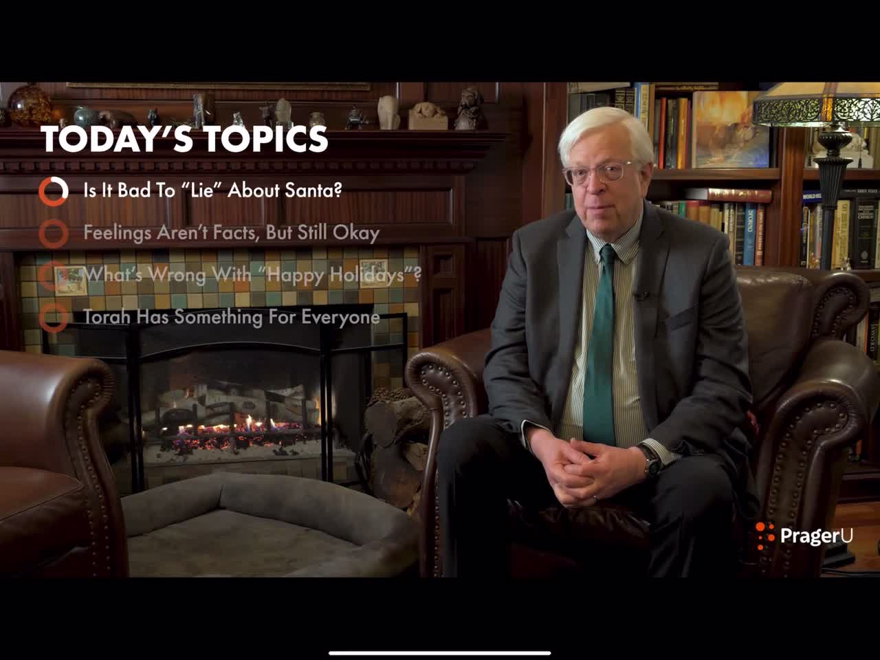 Dennis Prager Fireside Chat #268 The difference between make believe, lies, and Santa🎅Subscribe👇🏼