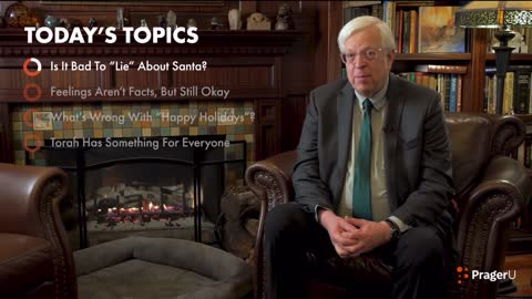 Dennis Prager Fireside Chat #268 The difference between make believe, lies, and Santa🎅Subscribe👇🏼