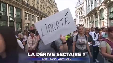 "dérive sectaire" des manifestants.