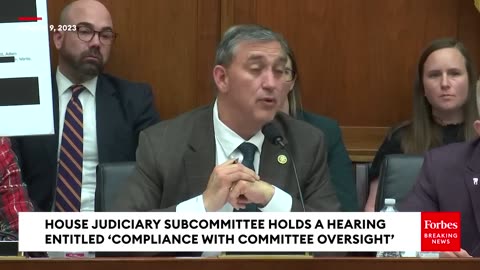 Nathaniel Moran Grills Education Official On Redactions On Documents Given To Congress