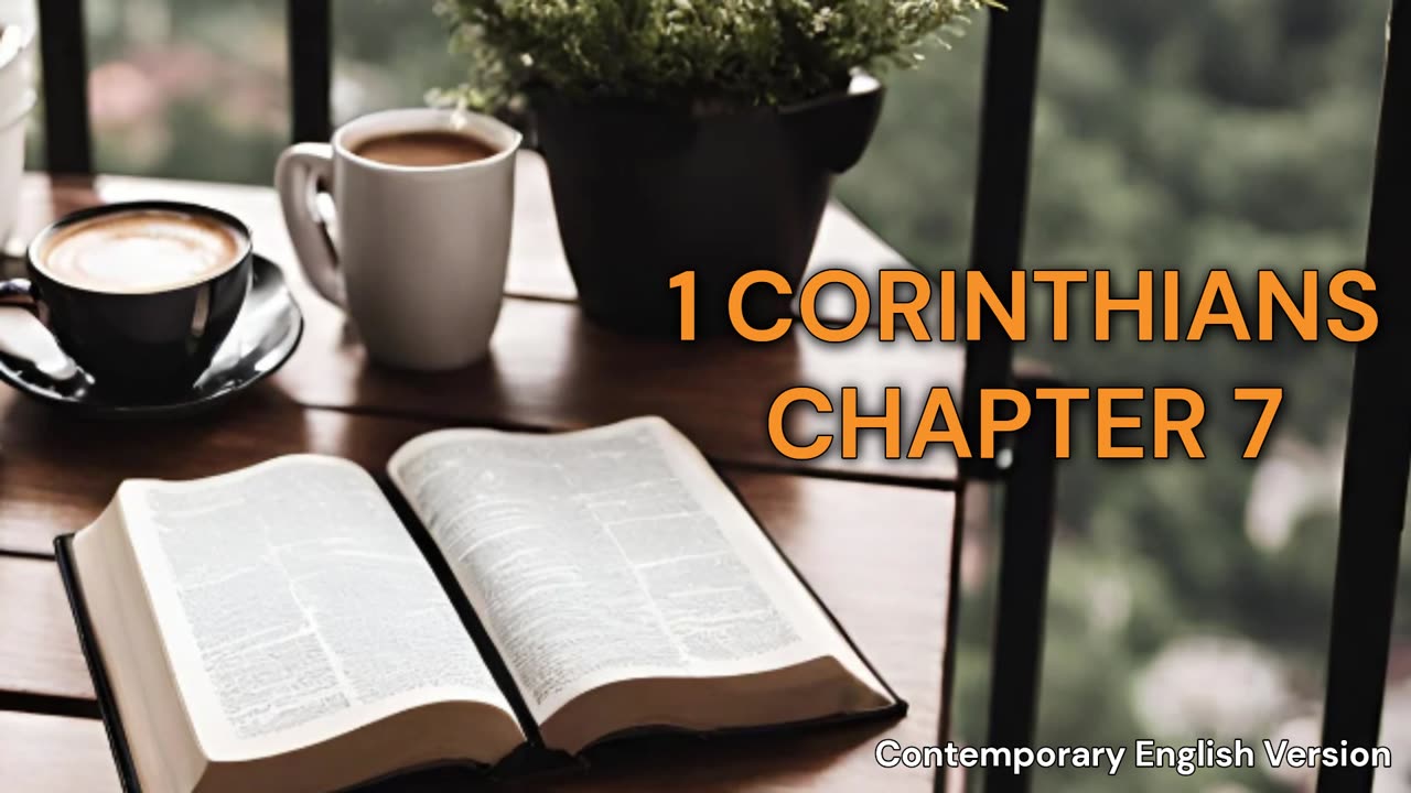 1 Corinthians Chapter 7 | CEV Bible | Audiobook | Christian Faith | Knowing The Word