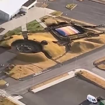 Large crack opens up in the town center of Grindavik, Iceland