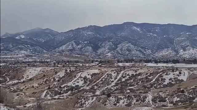 #bluesky #senic #winter #mountains #nature #peaceful