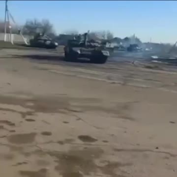 24.02.2022. The war has begun!!! Kharkiv region meets Russian tanks.