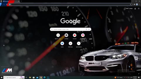 Adding wallpaper to the chrome gome page