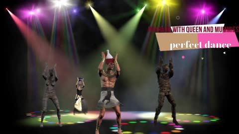 Pharaoh with Queen and Mummies