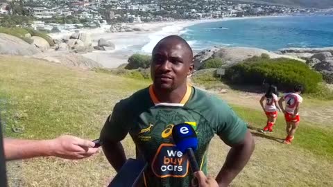 Blitzboks captain Siviwe Soyizwapi ahead of the Cape Town Sevens