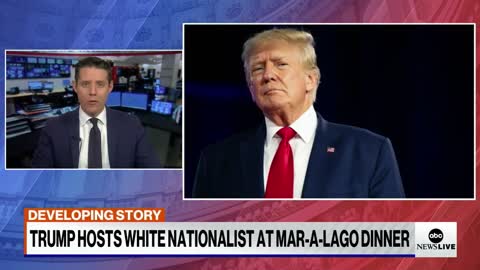 Donald Trump under fire for dinner with controversial figures Ye and Nick Fuentes
