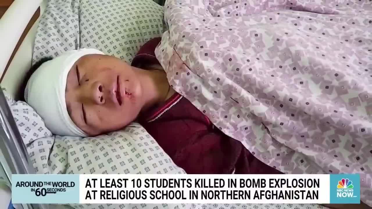 AT LEAST 10 STUDENTS KILLED IN BOMB EXPLOSION AT RELIGIOUS SCHOOL IN NORTHERN AFGHANISTAN