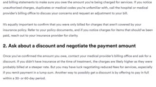 What should I do if I got a high medical bill?