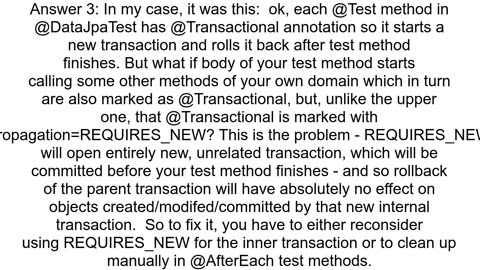 DataJpaTest every single test passes but when run all together 13 fails