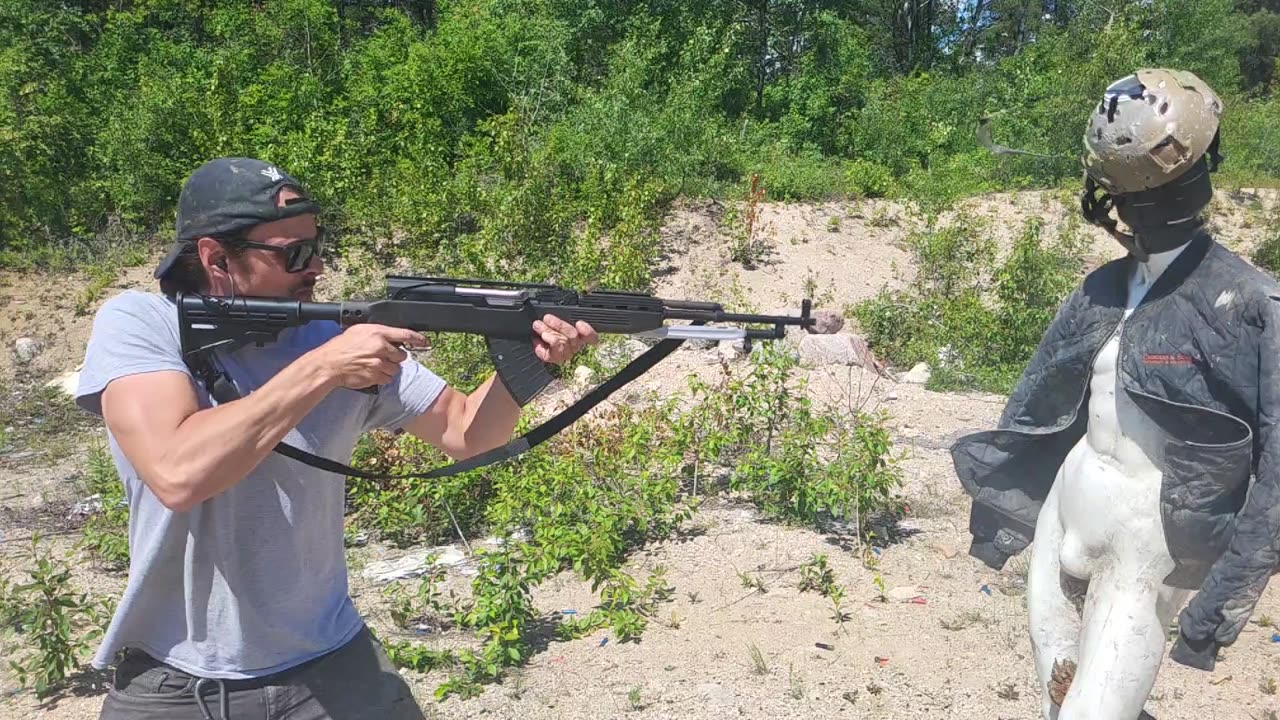 SKS! Communist tries to stop me from shooting. Didnt go so well
