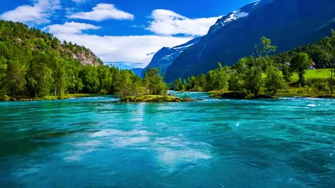 Norwegian Serenity: An 8-Hour Journey Through Lovatnet Lake's Tranquil Beauty"