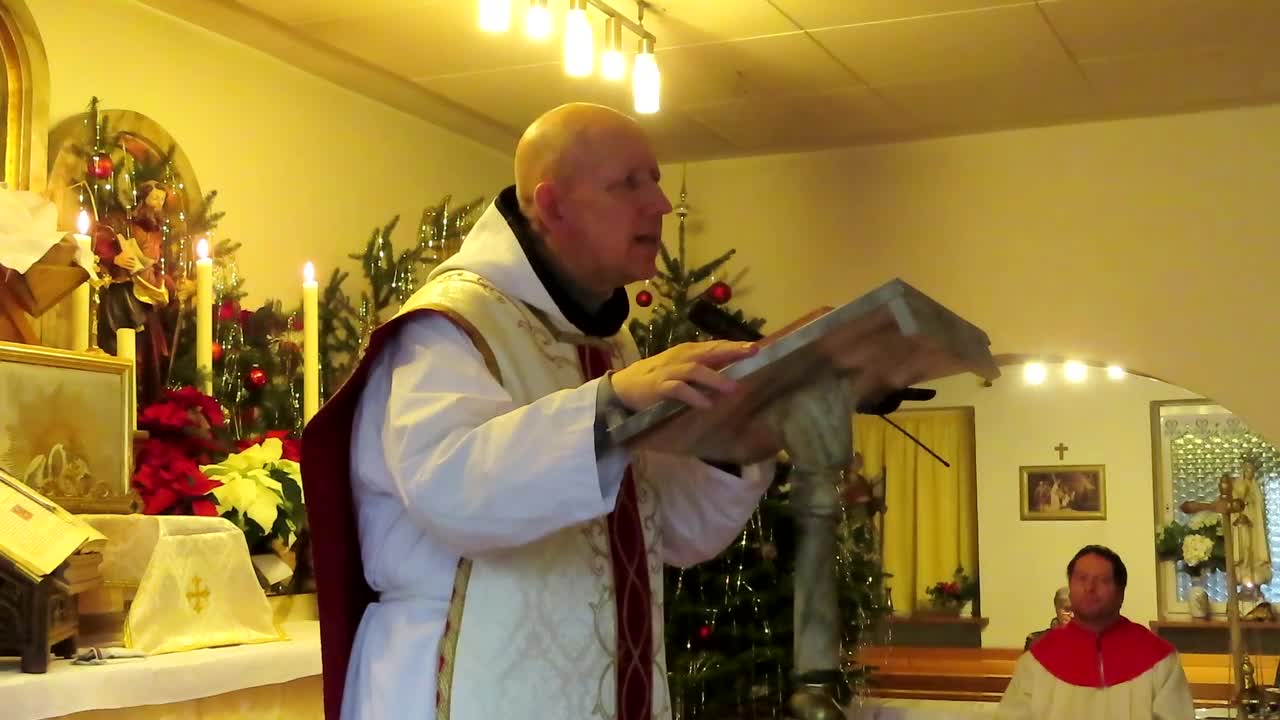 PREDIGT P. SERAPHINS VOM 25.12.2020 - WEIHNACHT