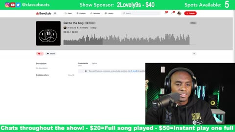 Song Of The Night: Reviewing Your Music! $100 Giveaway - S4E2