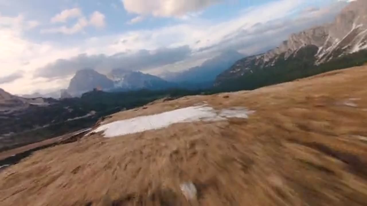Drone Shot Of Mountain in 4k