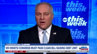 Steve Scalise addresses the debt crisis with the enemy, Martha Raddatz