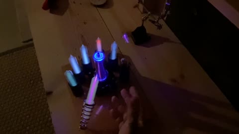 noble gases near tesla coil