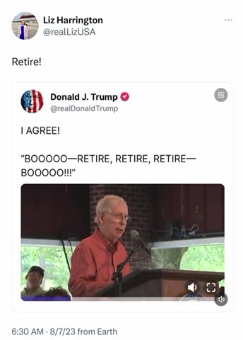 45+ retruthing the Mitch video 🤣🤣