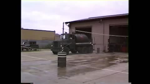 Kwang Ju AB, Korea Fire Department - Fire Drill - 1988