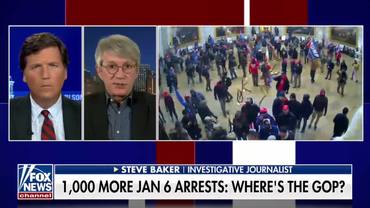 Investigative journalist Steve Baker tells Tucker Carlson about the possibility that he may be targeted by the DOJ too