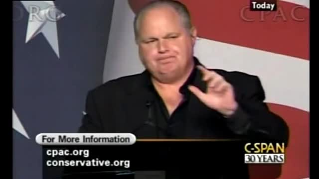 Rush Limbaugh, CPAC 2009, Classic Speech on Conservatism