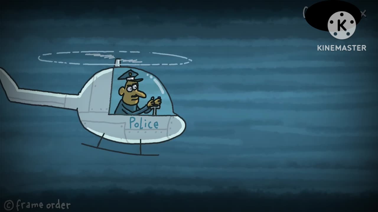 The police helicopter squad ll cartoon box 📦