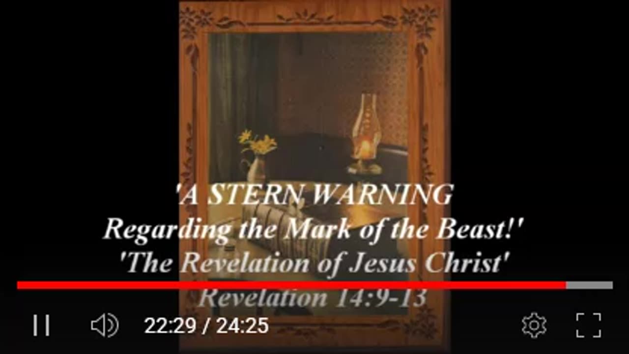 'A Stern Warning Regarding the Mark of the Beast'