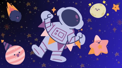 HAPPY BIRTHDAY SONG! Happy Birthday Song with Space/Astronaut Theme!