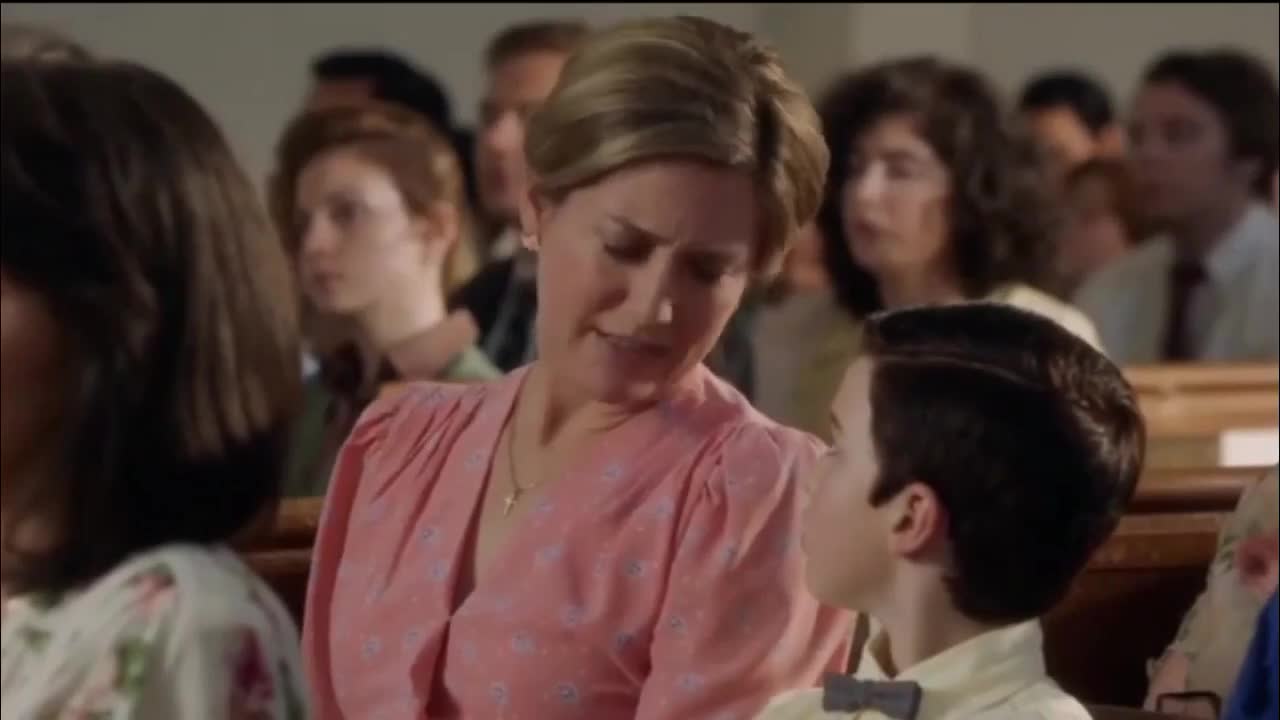 Sheldon reignites his mum's belive in God #youngsheldon #sheldoncooper #marycooper #meemaw