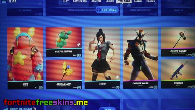 How to get guff skin free in fortnite