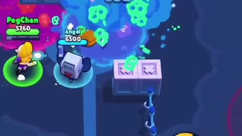 EMZ IS BROKEN ON THIS MAP #broken #hack #emz #spawnkill #brawlstars #supercell #gameplay #foryou