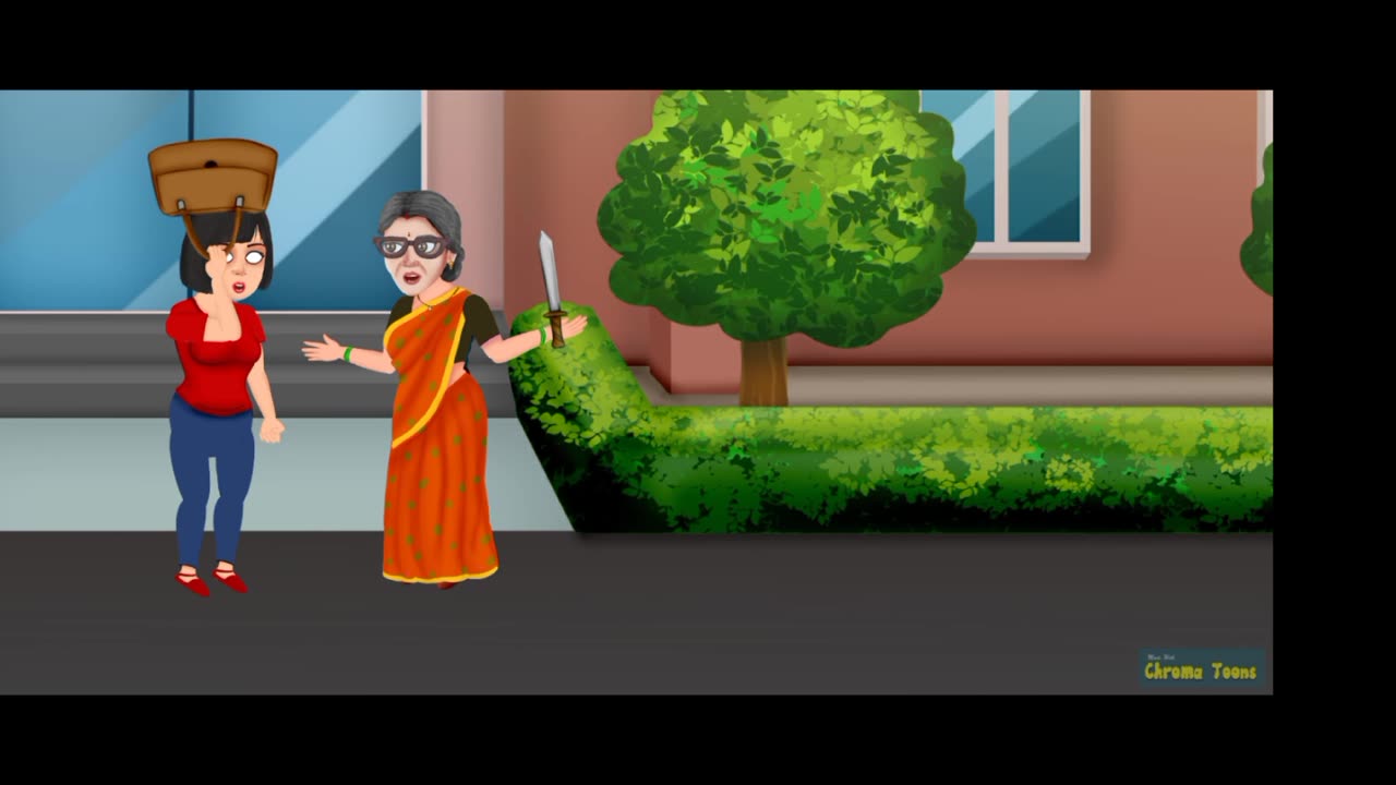 Cartoon episode no 1 saus maa or bahu